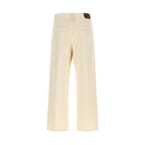 Brunello Cucinelli Beige Cotton Casual Pants