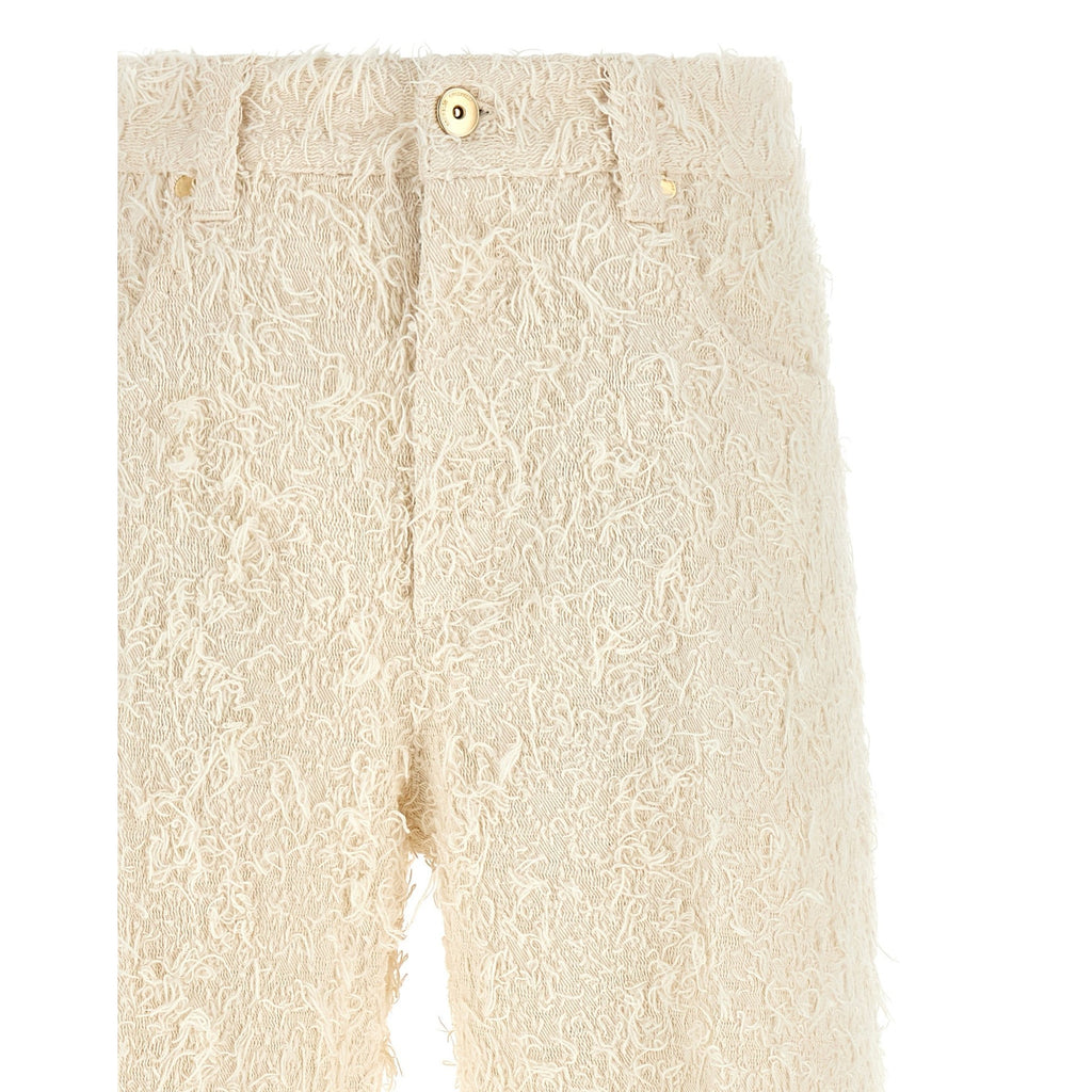 Brunello Cucinelli Beige Cotton Casual Pants