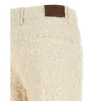 Brunello Cucinelli Beige Cotton Casual Pants