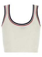 Brunello Cucinelli White Cotton Top