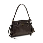 Prada Brown Calf Leather Bos Taurus Handbag
