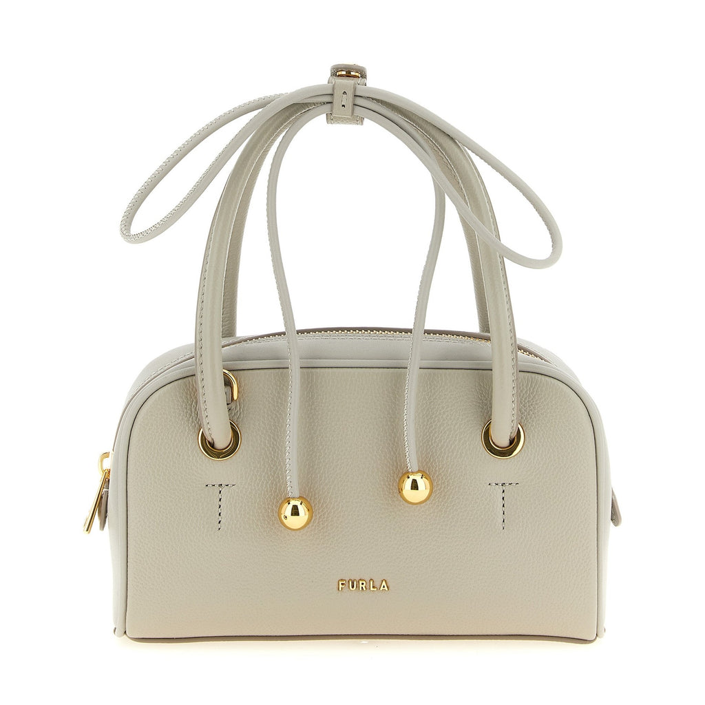 Gray Calfskin Handbag