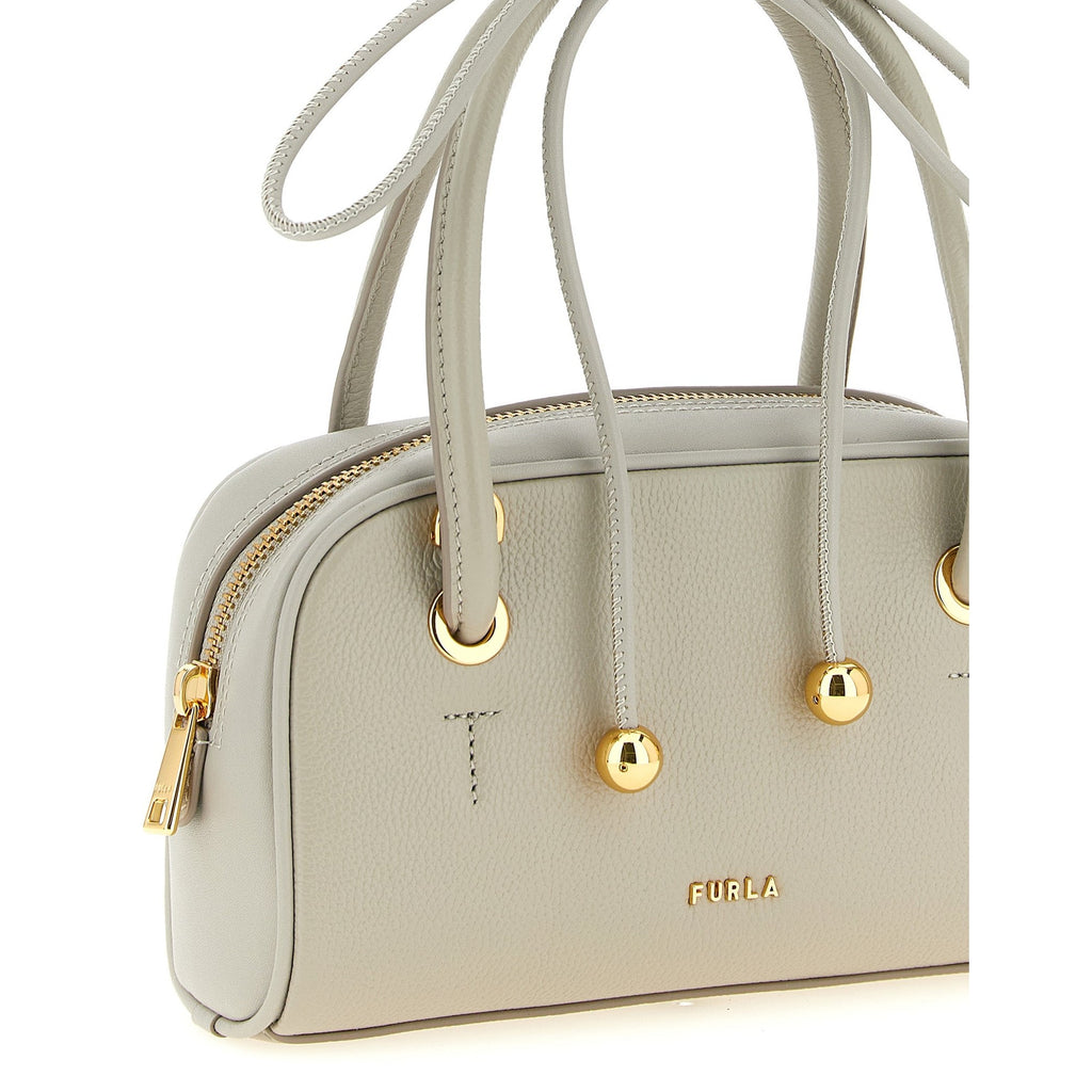 Gray Calfskin Handbag