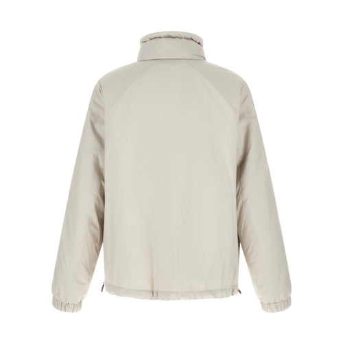 Brunello Cucinelli White Polyester Shell Jacket