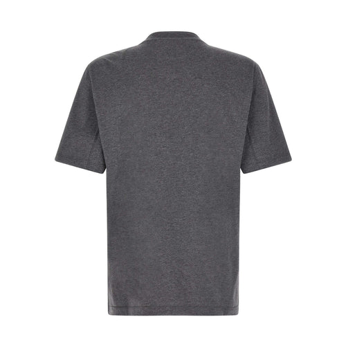 Brunello Cucinelli Gray Cotton T-Shirt