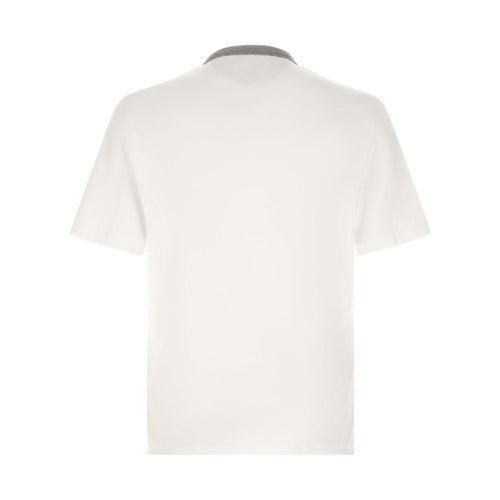 Brunello Cucinelli White Cotton T-Shirt