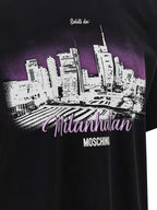 Moschino Black Cotton T-Shirt