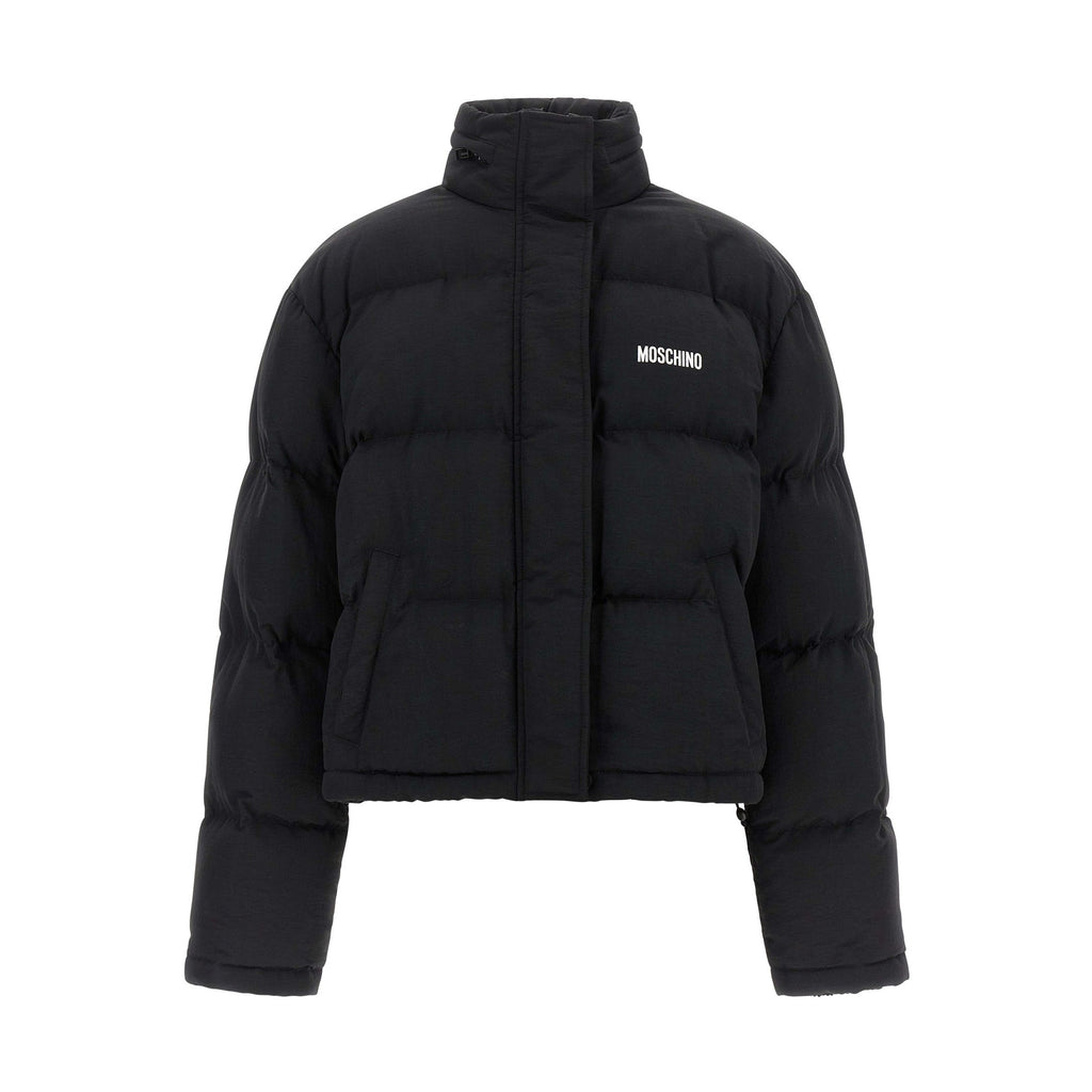 Moschino Black Polyamide Bomber