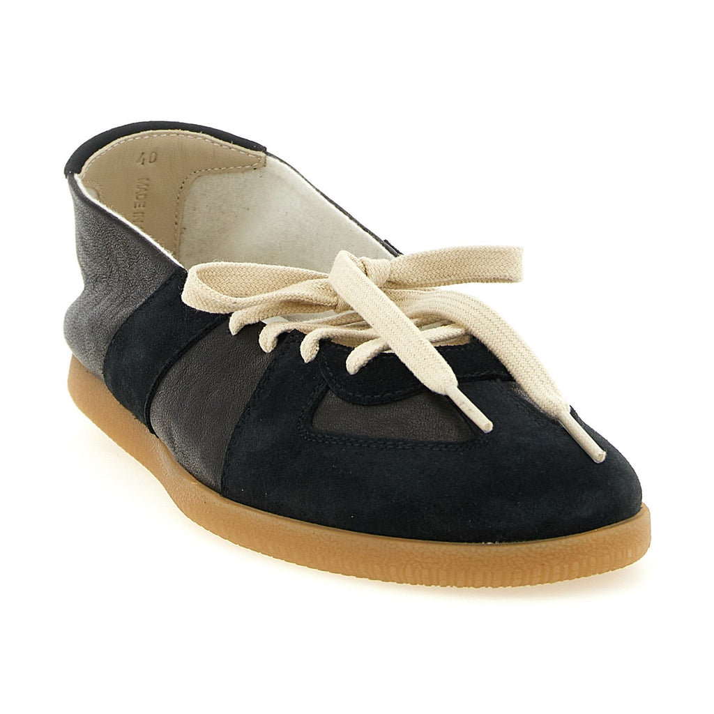 Maison Margiela Black Lamb Leather Ballet Flats