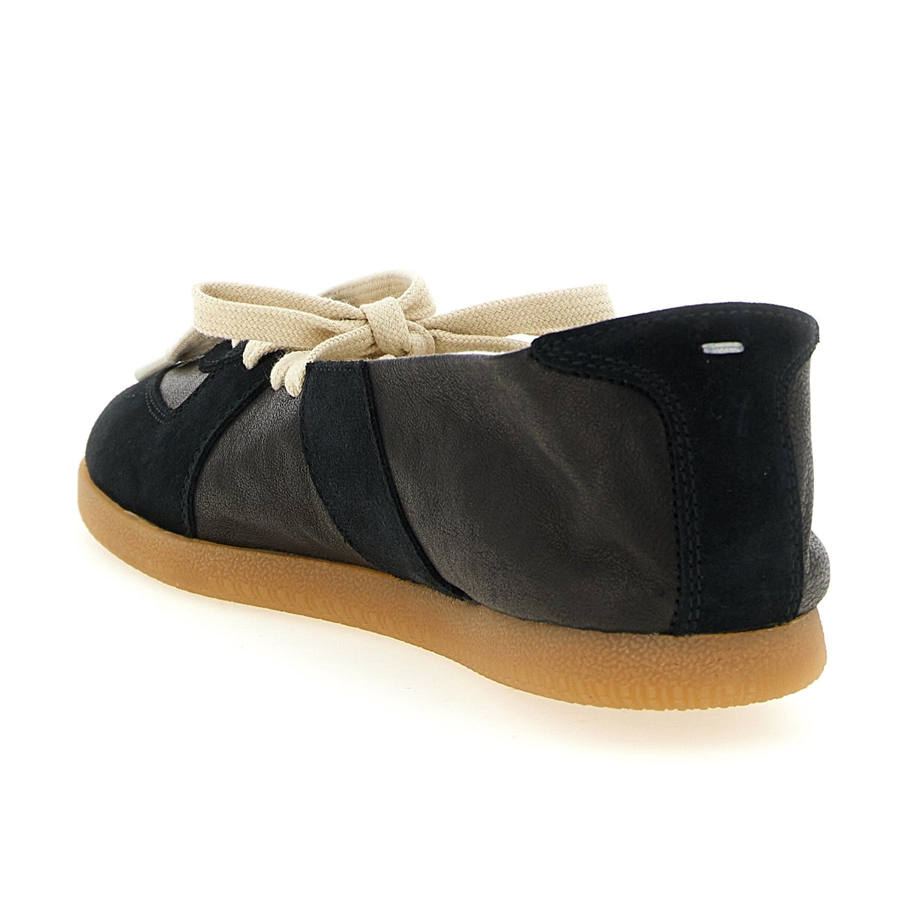 Maison Margiela Black Lamb Leather Ballet Flats