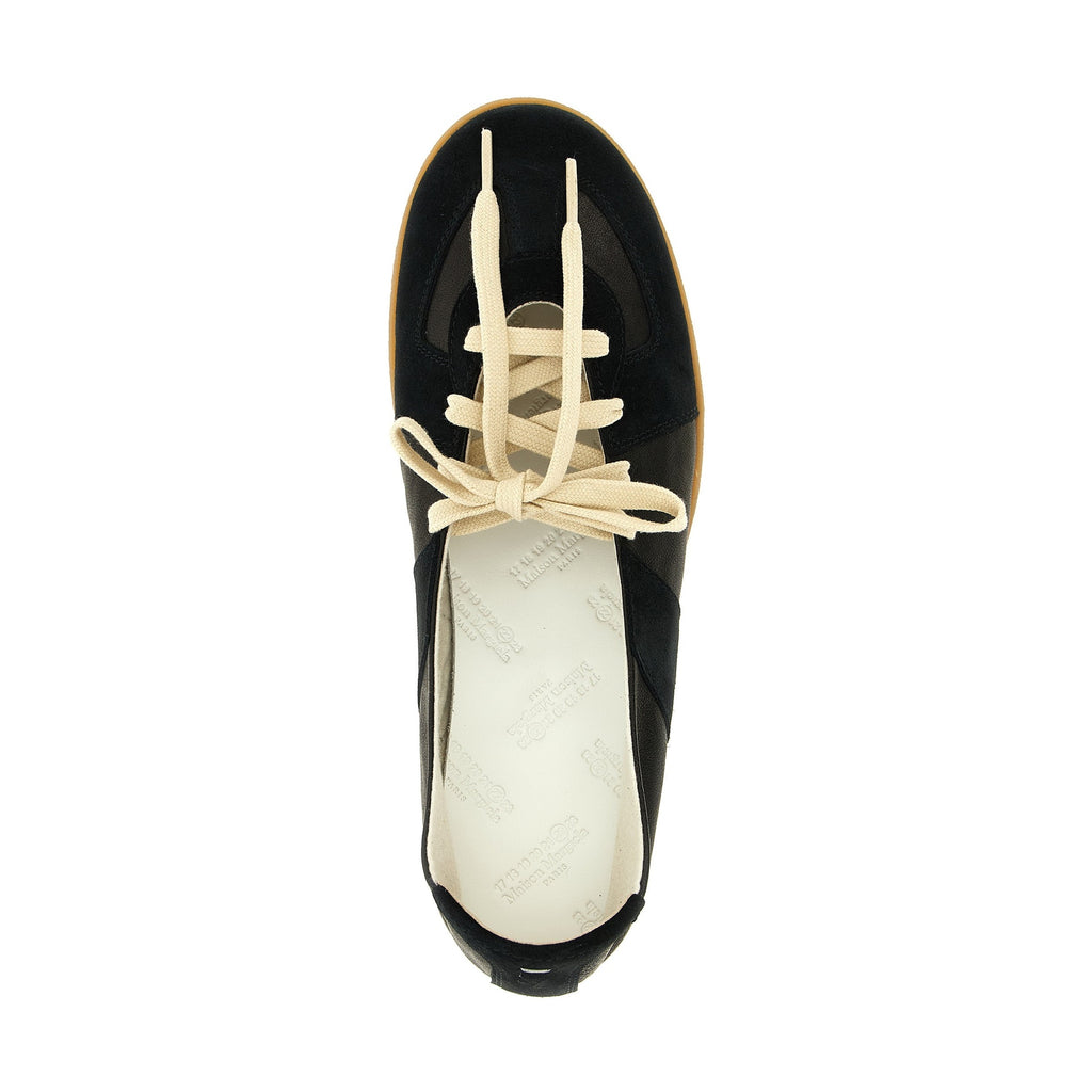 Maison Margiela Black Lamb Leather Ballet Flats