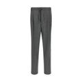 Brunello Cucinelli Gray Virgin Wool Casual Pants