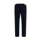 Brunello Cucinelli Blue Cotton Casual Pants