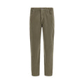Bicolor Cotton Casual Pants