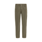 Bicolor Cotton Casual Pants