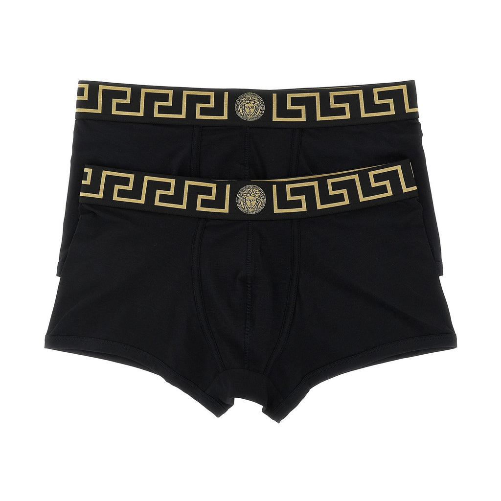 Versace Black Cotton Boxers