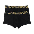 Versace Black Cotton Boxers