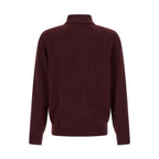 Brunello Cucinelli Bordeaux Cashmere Polo Shirt