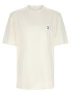 Brunello Cucinelli White Cotton T-Shirt