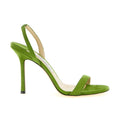 Jimmy Choo Bicolor Leather Stiletto Heel Sandals