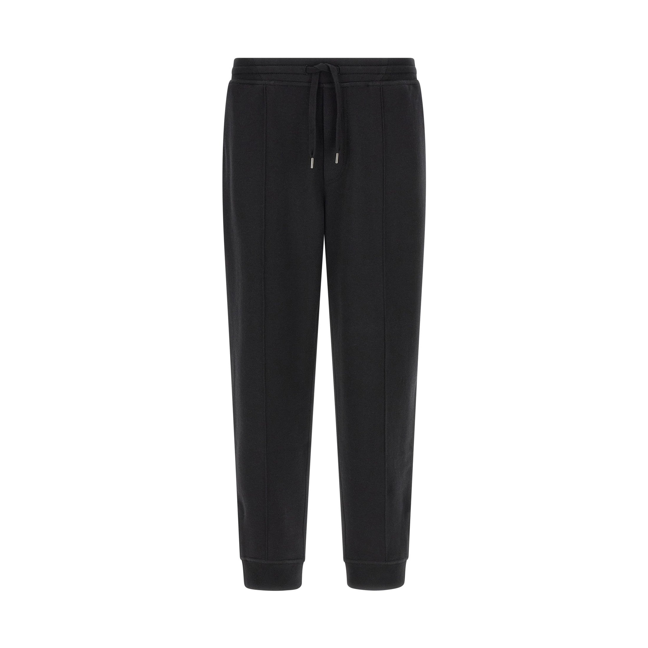 Brunello Cucinelli Black Cotton Joggers (Workout Pants)