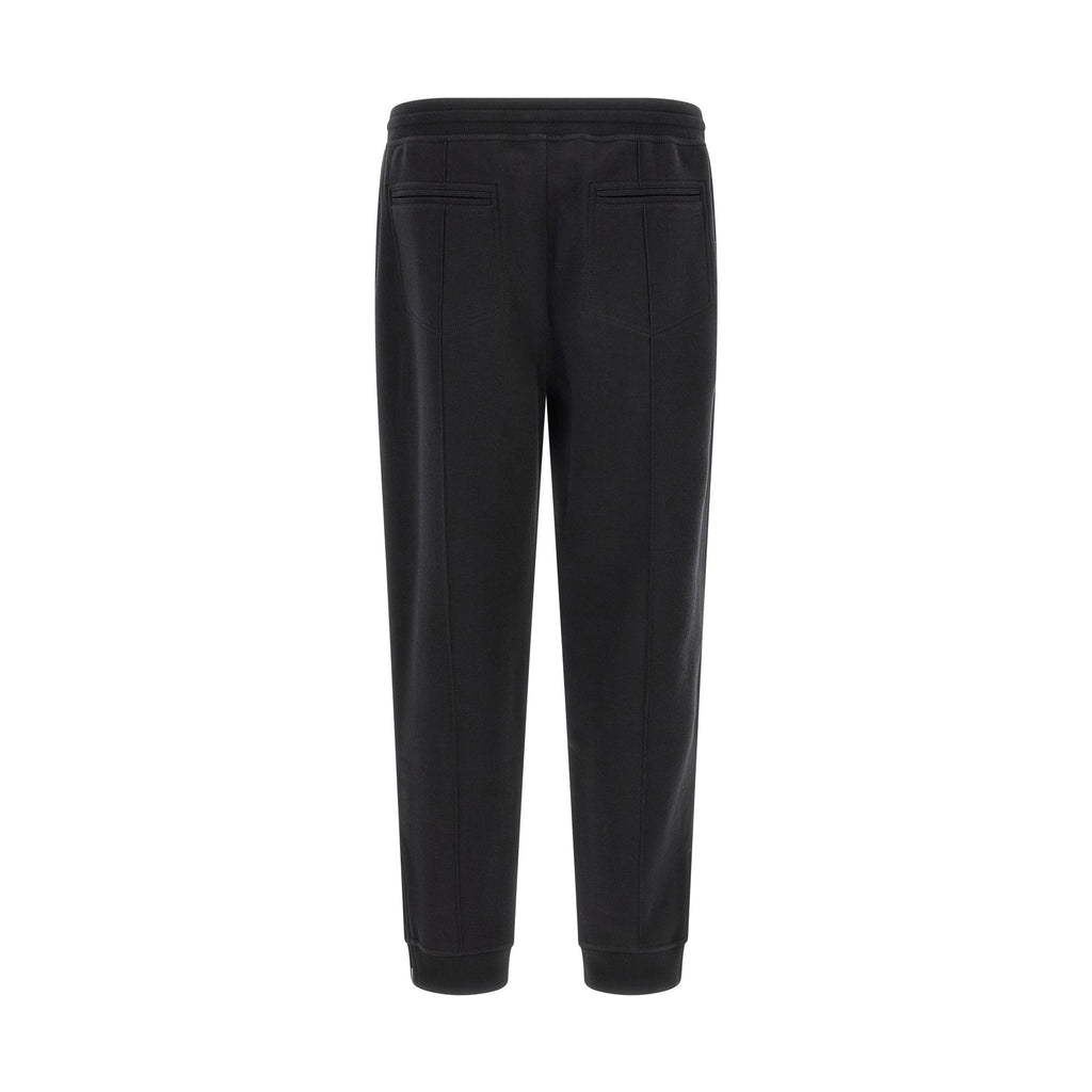 Brunello Cucinelli Black Cotton Joggers (Workout Pants)