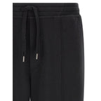 Brunello Cucinelli Black Cotton Joggers (Workout Pants)