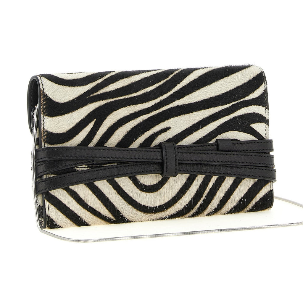 Moschino Bicolor Leather Cardholder