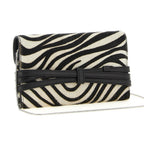 Moschino Bicolor Leather Cardholder
