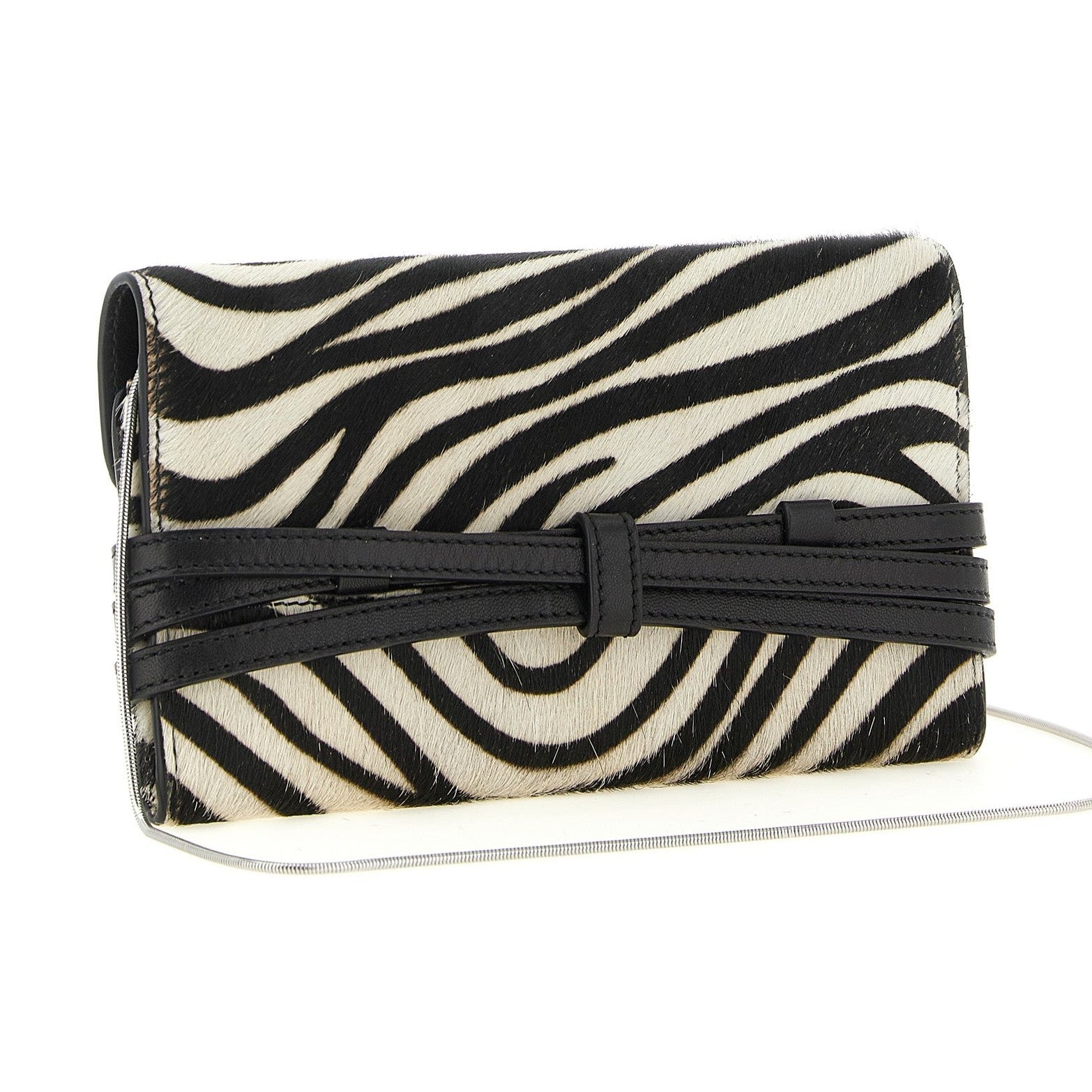 Moschino Bicolor Leather Cardholder