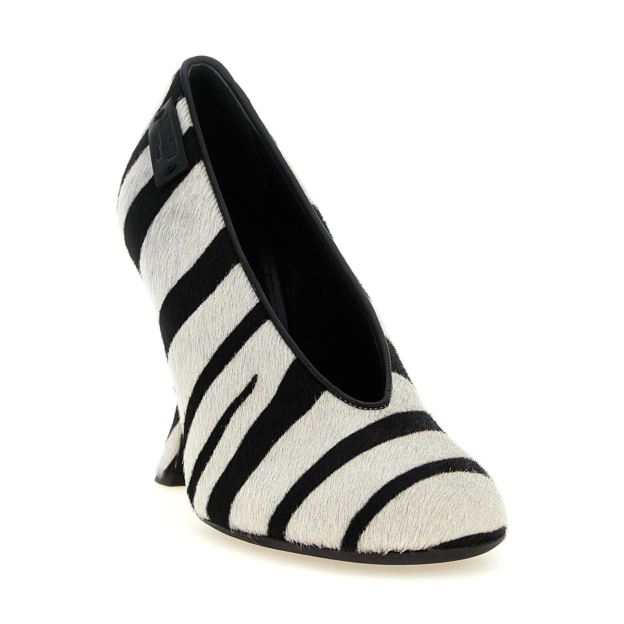Moschino Bicolor Calfskin High Heel Pumps