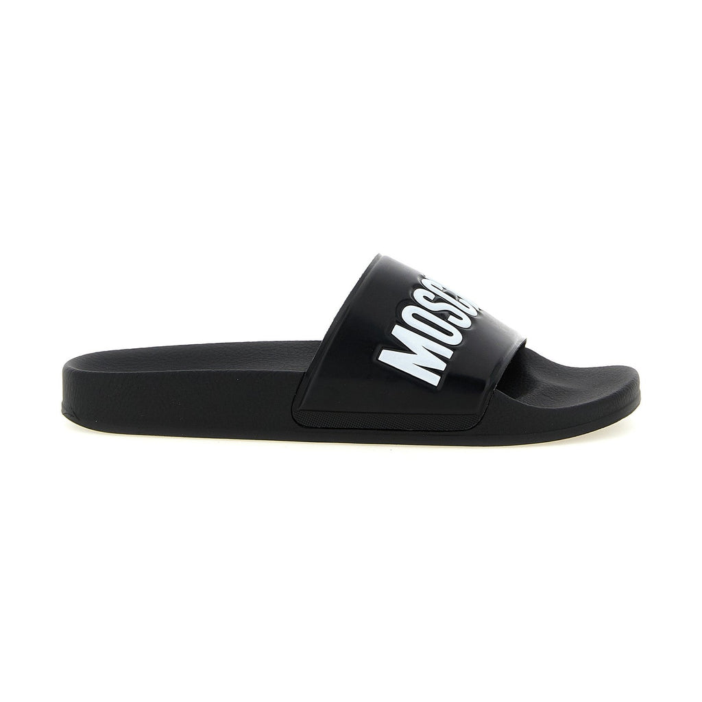Moschino Bicolor Pvc Slides