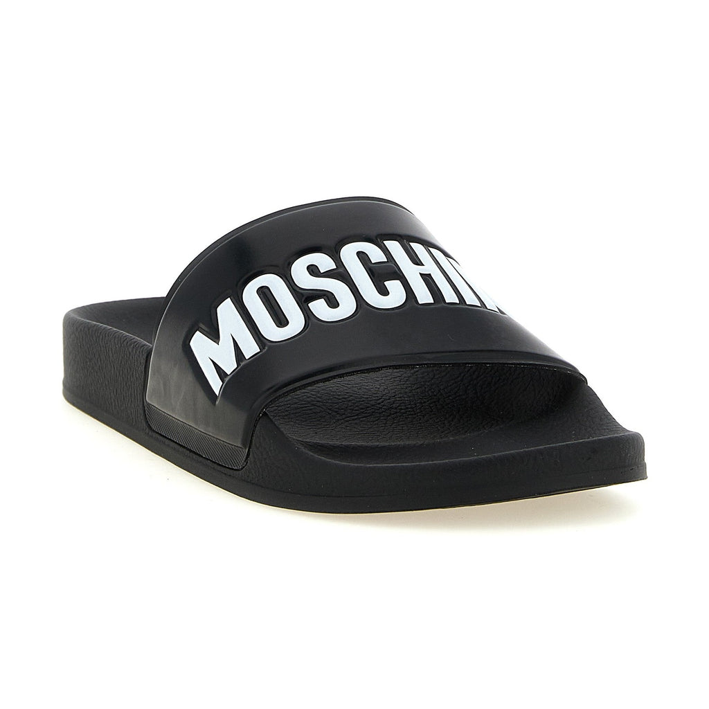 Moschino Bicolor Pvc Slides