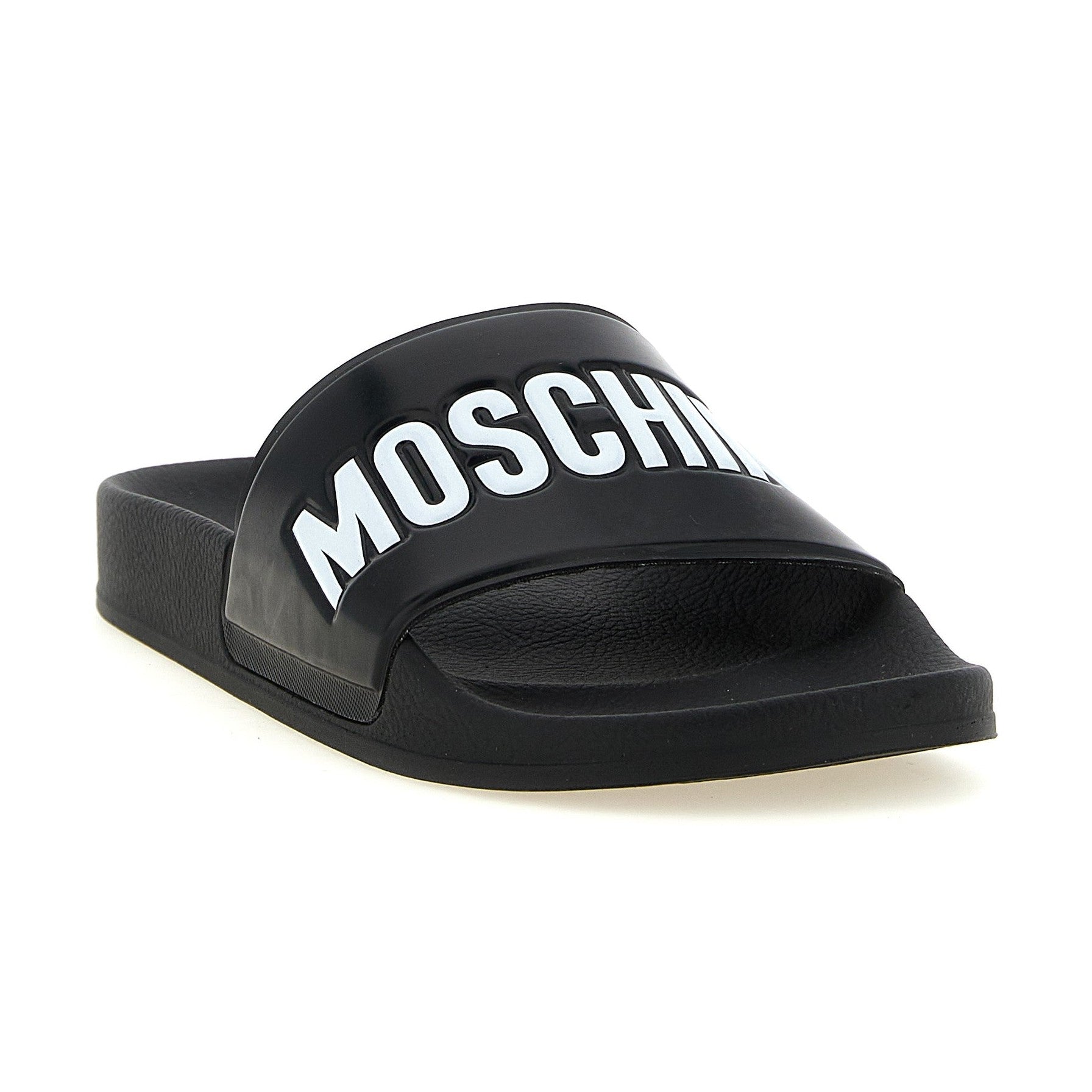 Moschino Bicolor Pvc Slides