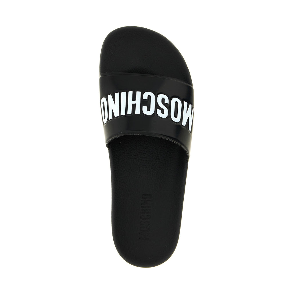 Moschino Bicolor Pvc Slides