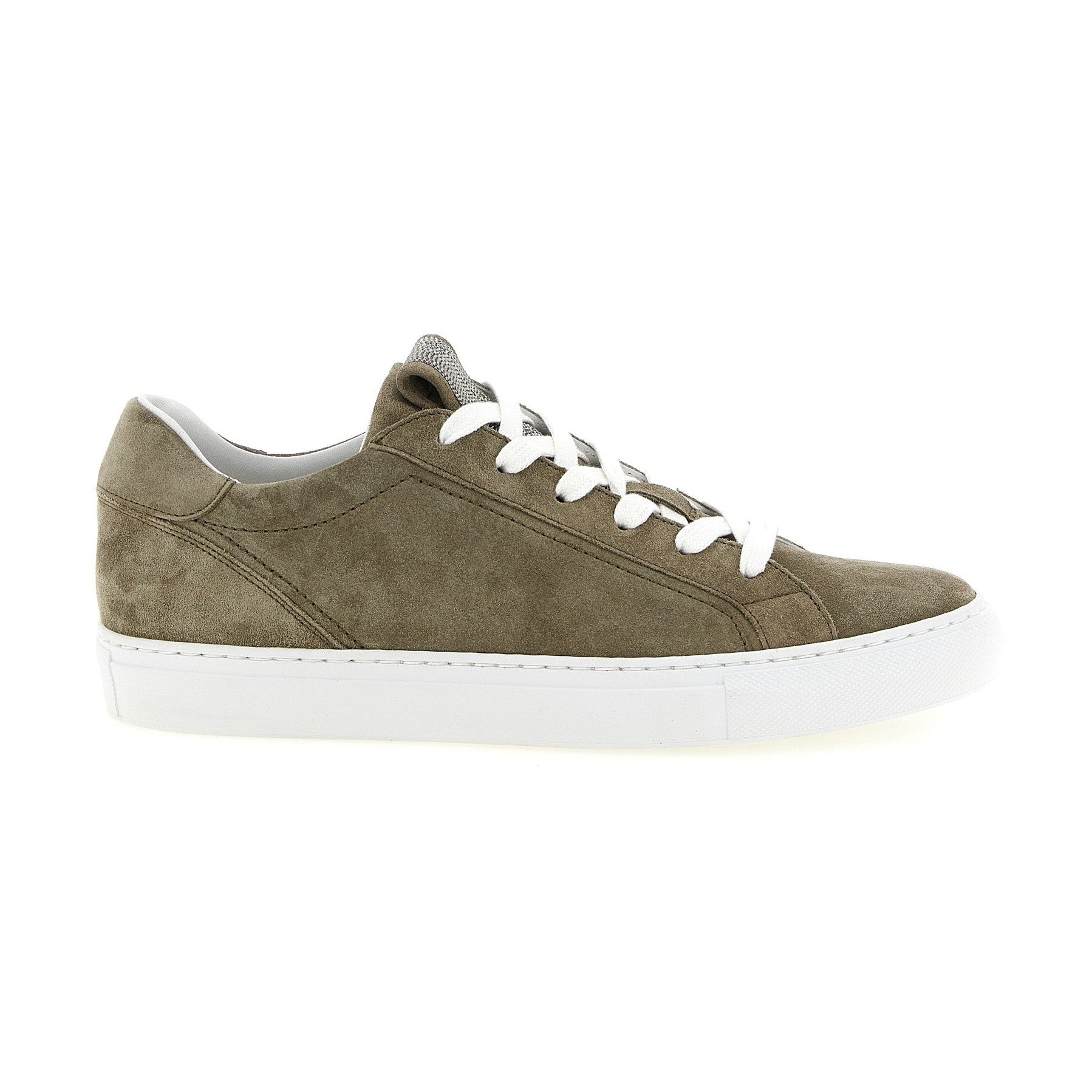 Brunello Cucinelli Gray Calfskin Low Top Sneakers