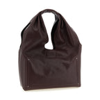 Maison Margiela Bordeaux Lamb Leather Shoulder Bag