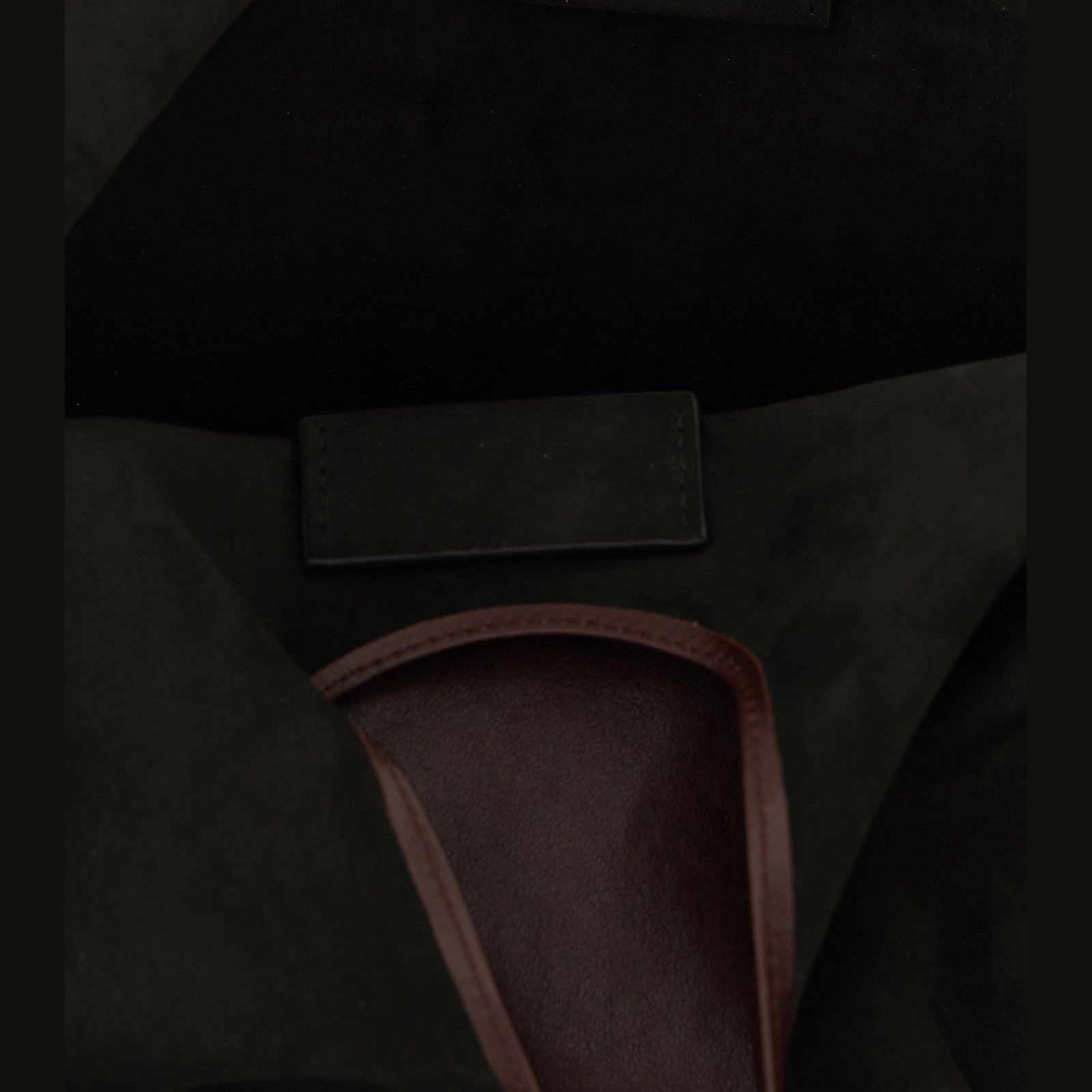 Maison Margiela Bordeaux Lamb Leather Shoulder Bag