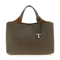 Tod's Gray Calfskin Handbag
