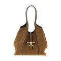 Tod's Brown Calfskin Tote Bag