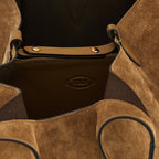 Tod's Brown Calfskin Tote Bag