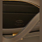 Tod's Gray Calfskin Tote Bag