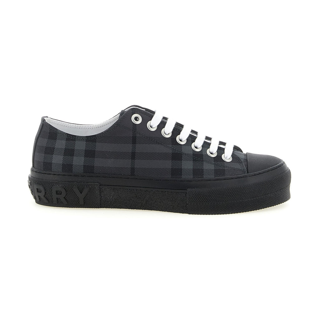 Burberry Gray Polyamide Low Top Sneakers