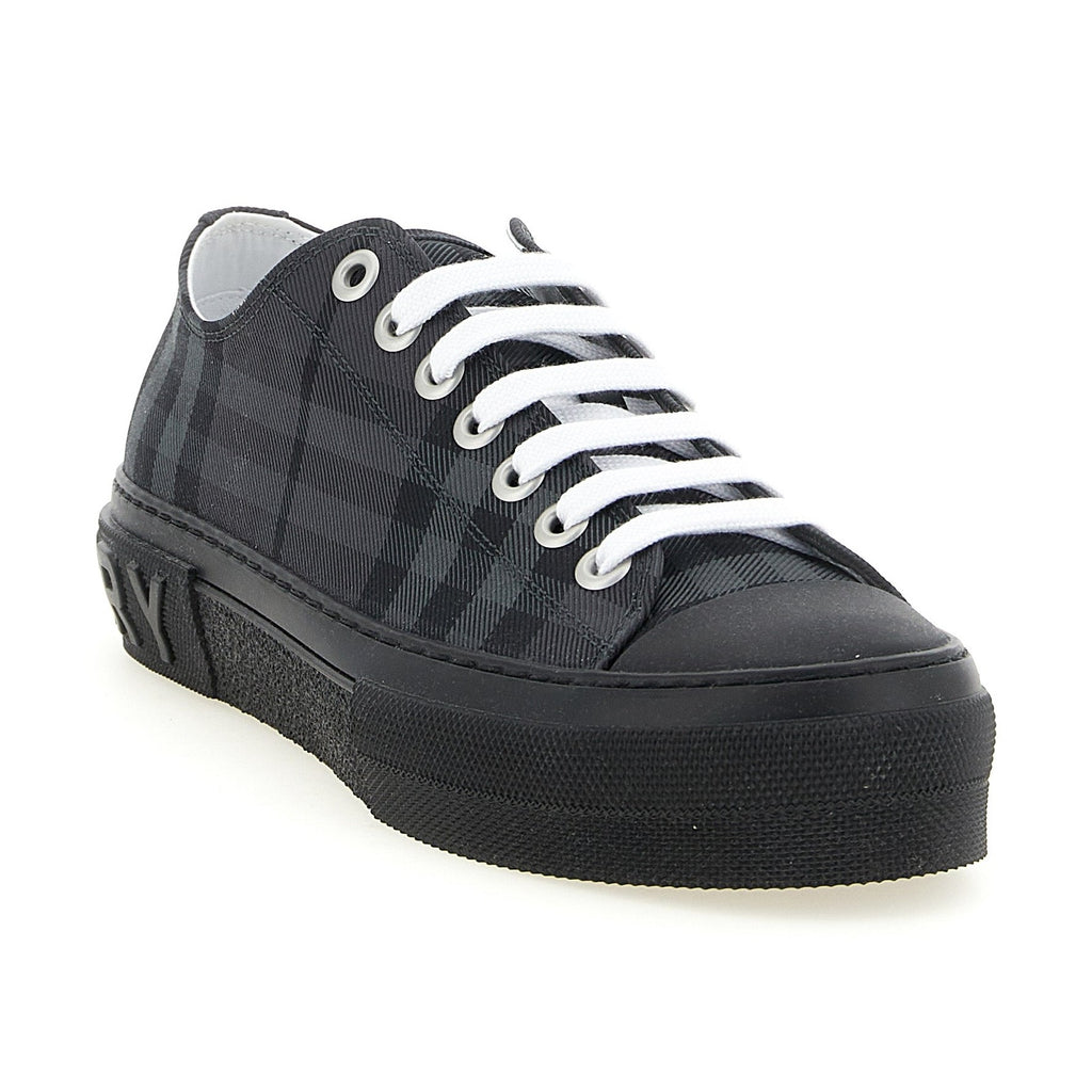 Burberry Gray Polyamide Low Top Sneakers