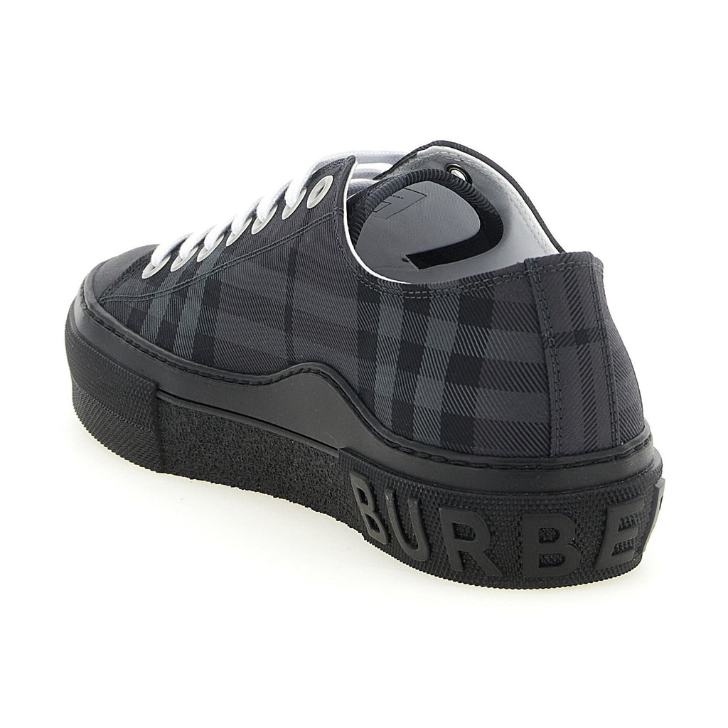 Burberry Gray Polyamide Low Top Sneakers