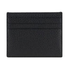 Prada Black Calf Leather Bos Taurus Wallet