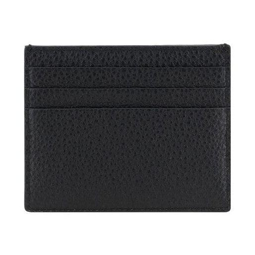 Prada Black Calf Leather Bos Taurus Wallet