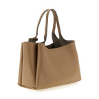 Tod's Brown Calfskin Tote Bag