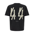 44 Label Group Black Cotton T-Shirt