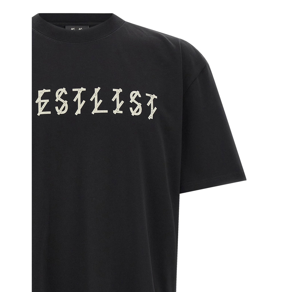 44 Label Group Black Cotton T-Shirt